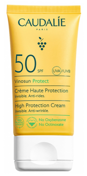 Caudalie Vinosun Protect Crème solaire Haute protection SPF50+ 50ml