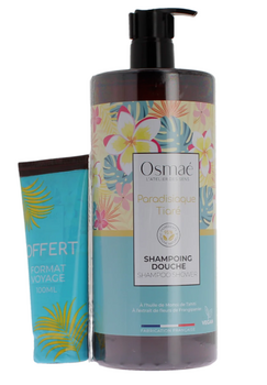 Osmaé Shampoing Douche Paradisiaque tiaré + 100ml offert