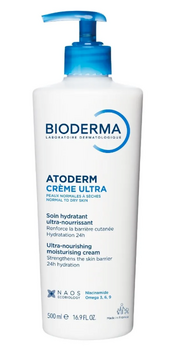 Bioderma Atoderm Crème Ultra Crème Hydratante Ultra-Nourrissante 500ml