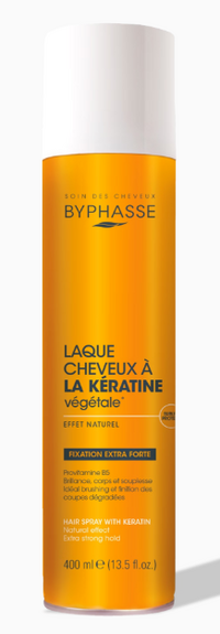 Byphasse Laque cheveux Extra forte Effet naturel 400ml