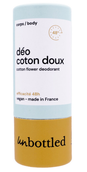UNBOTTLED DEO COTON DOUX 50G