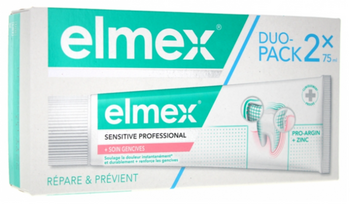 Elmex Sensitive Professional Soins gencives Lot 2x75ml