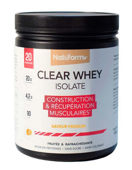 Nat&Form Clear Whey Isolate Passion 484g