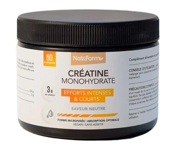Nat&Form Créatine Monohydrate Neutre 170g