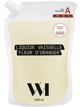 WhatMatters Recharge Liquide Vaisselle Fleur d’oranger - 500 ml