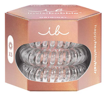 Invisibobble Élastique Original Premium Crystal Clear x3