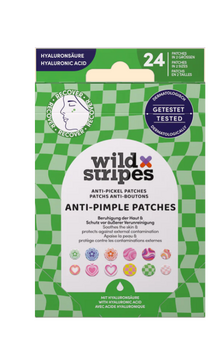 Wildstripes anti pimple Patchs anti-boutons - Acide hyaluronique