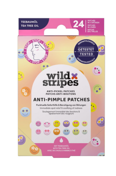 Wildstripes anti pimple Patchs anti-boutons - Tea tree oil