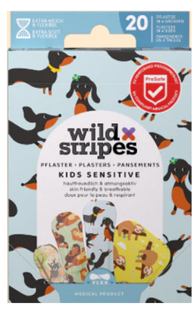Pansements Wildstripes kids sensitive jungle
