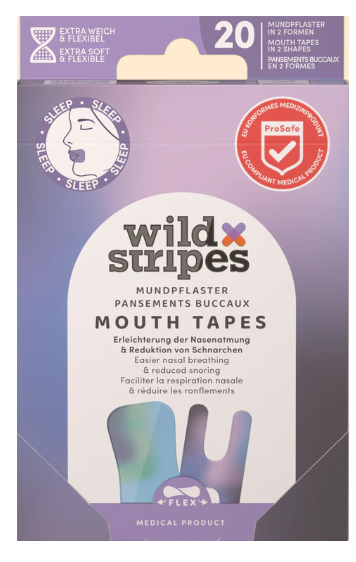 Wildstripes mouth tapes patch bouche