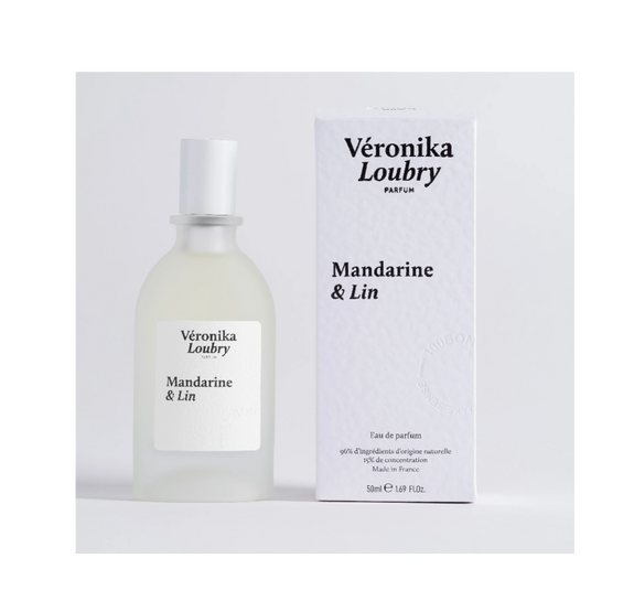 Eau de parfum Véronika Loubry mandarine & lin 50ml