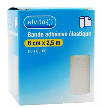 ALVITA BANDE ADHÉSIVE ÉLASTIQUE