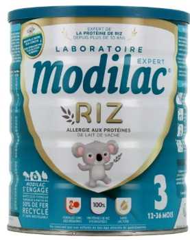 Modilac Expert Riz AR 1 Lait 3ème âge 12-36 mois