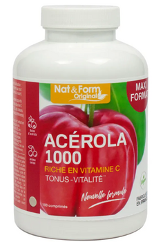 Nat&Form Acérola 1000 100 comprimés