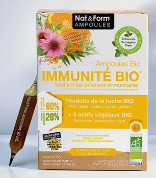 Nat&Form Immunité Bio 20 ampoules