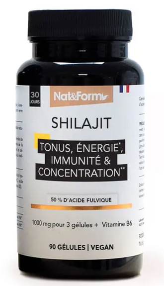 Nat&Form Shilajit 90 gélules