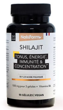 Nat&Form Shilajit 90 gélules