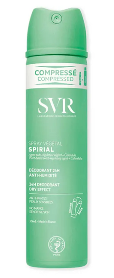 Svr - Spray Végétal Spirial Déodorant anti-humidité 75ml