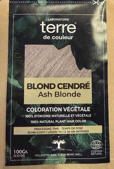 Terre de Couleur - Coloration blond cendré 100g