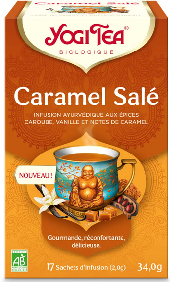 Yogi Tea Tisane ayurvédique Caramel salé 17 sachets