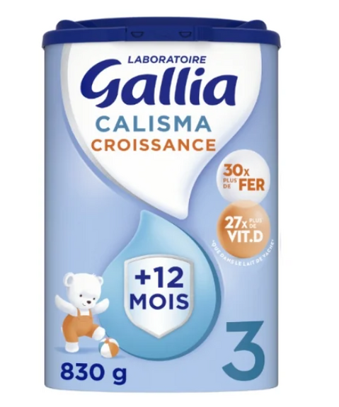 Gallia Calisma 3 lait Croissance dès 12 mois 830g
