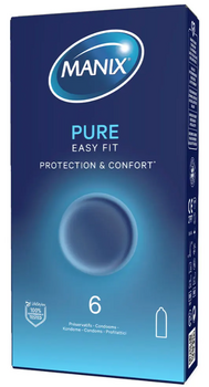 Manix Pure Easy Fit 6 préservatifs