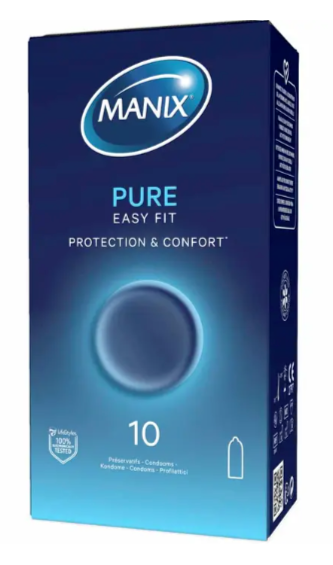 Manix Pure Easy Fit 10 préservatifs
