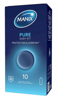 Manix Pure Easy Fit 10 préservatifs