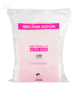 Dr Green – Cotopads Rectangle coton ultra doux x200
