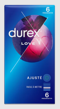 Durex Love 6 préservatifs