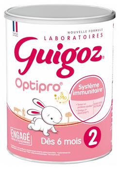 Guigoz Optipro Lait 2ème âge 780g