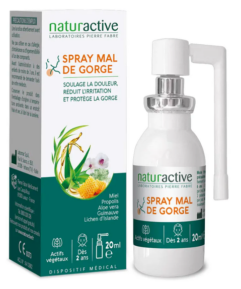 Naturactive Spray Mal de gorge 120ml