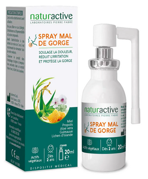 Naturactive Spray Mal de gorge 120ml
