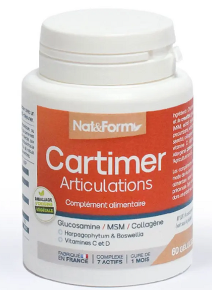 Nat&Form Expert Cartimer Articulations 60 gélules