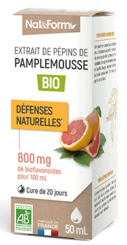 Nat&Form Extrait de pépins de Pamplemousse 50ml