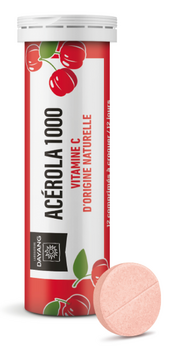 Dayang Acérola 1000 Tube 12 comprimés Fruits rouges