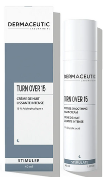 Dermaceutic - Turn Over 15 Crème de nuit anti-âge lissante - 40ml