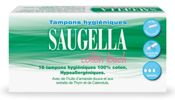 Saugella Cotton Touch Tampons Normal x16