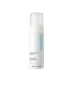 Nuhanciam Mousse Nettoyante Hydratante - Visage et Cou - Peaux Déshydratées, 150ml