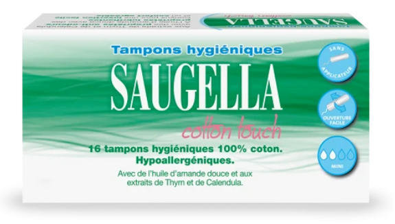 Saugella Cotton Touch Tampons mini x16