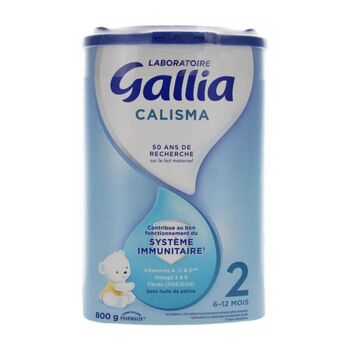Gallia Calisma 2 Âge 6-12 Mois 800g