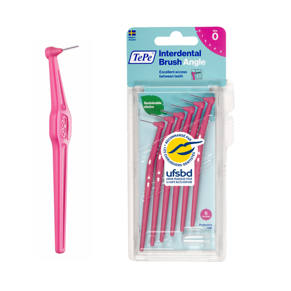 Brossette Interdentaire TePe Angle Rose