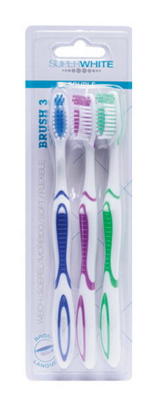 Superwhite 3 Brosses à dents Souple
