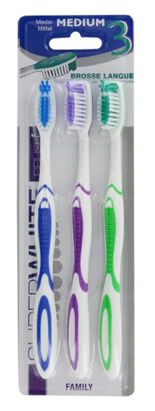 Superwhite 3 Brosses à dents Medium