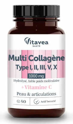 Vitavea Multi Collagène + Vitamine C 1000mg 50 comprimés