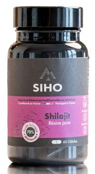 Siho Résine de Shilajit 60 gélules