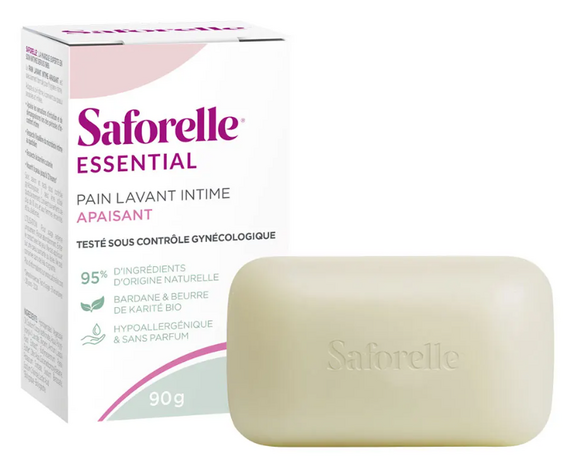 Saforelle Essential Pain Lavant Intime Apaisant 90g