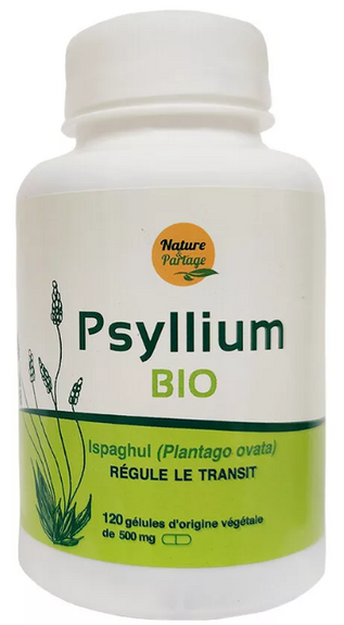 NATURE ET PARTAGE Psyllium Bio 120 gélules