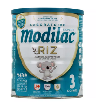 Modilac Expert riz lait 3ème âge 800g