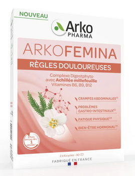 Arkopharma Arkofemina Règles Douloureuses 30 comprimés